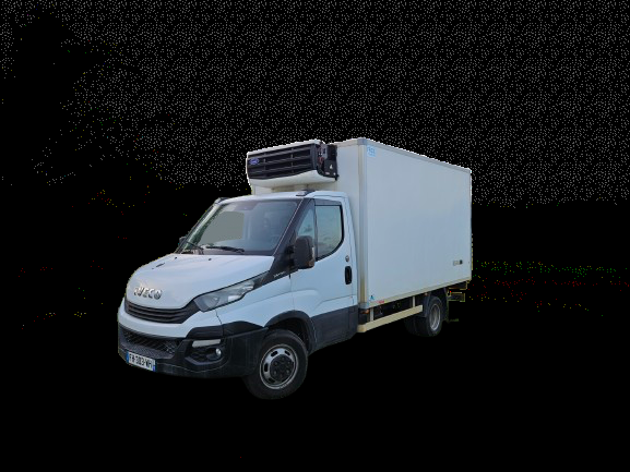 Fourgon frigorifique du transporteur AIMÉ TRANSPORT en Guadeloupe